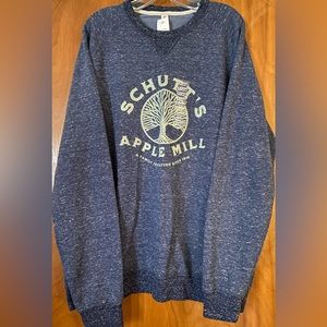 Jerzees lightweight sweatshirt grey-blue NWT XL